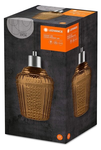 Ledvance - Lustr na lanku JAR 1xE27/40W/230V oranžová