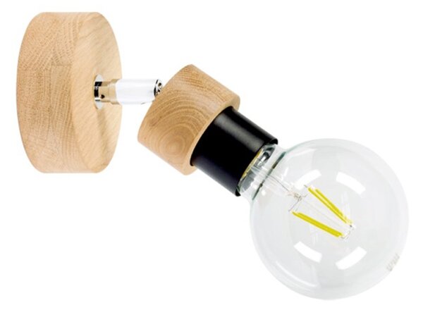 Spot-Light 2834174 - Nástěnné bodové svítidlo MARJOLAINE 1xE27/25W/230V dub