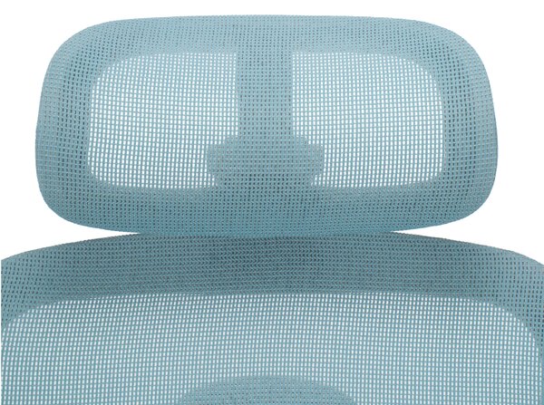 Ergonomická kancelářská židle NEONIT - neomint síťovina / šedá látka / nosnost 150 kg