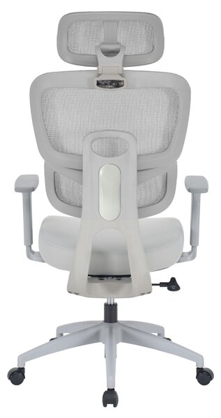 Ergonomická kancelářská židle NEONIT - šedá síťovina / nosnost 150 kg