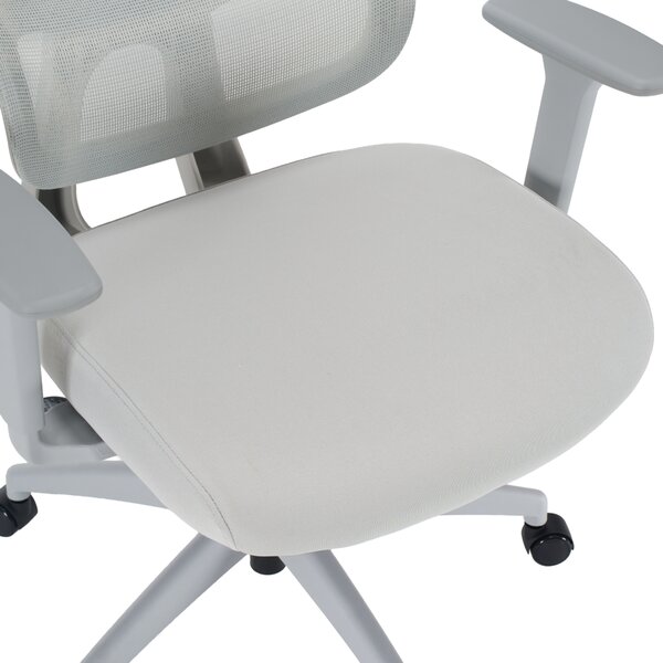 Ergonomická kancelářská židle NEONIT - šedá síťovina / nosnost 150 kg