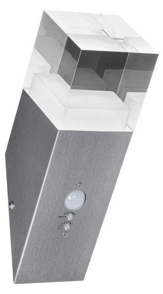 Ledvance - LED Venkovní nástěnné svítidlo se senzorem CRYSTAL LED/5W/230V IP44