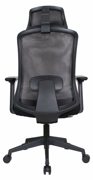 Ergonomická kancelářská židle PART - černá síťovina / nosnost 150 kg