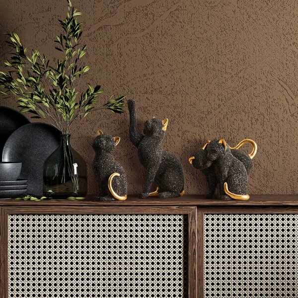 DEKORAČNÍ FIGURKA ELDO 7X6X15 CM ČERNÁ
