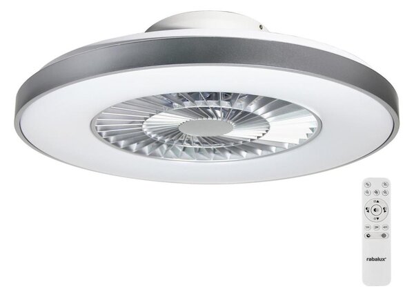 Rabalux - LED Stmívatelné stropní svítidlo s ventilátorem LED/40W/230V + DO