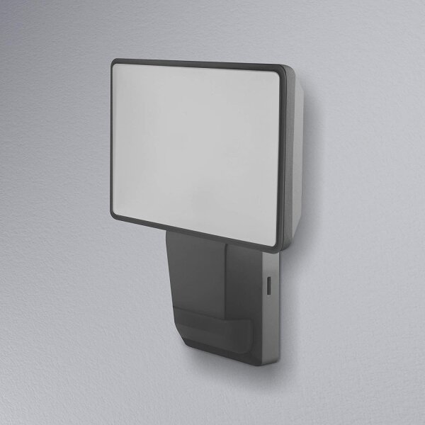 Ledvance - LED Venkovní nástěnný reflektor se senzorem FLOOD LED/15W/230V IP55