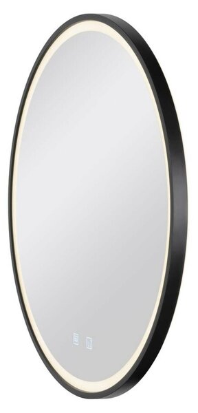 BIG WHITE SLV TRUKKO 60 zrcadlo 60 cm, chrom, černý okraj 1007201