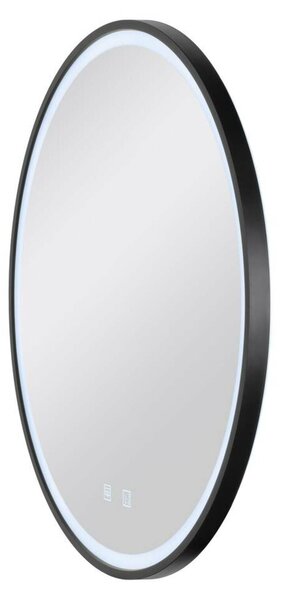 BIG WHITE SLV TRUKKO 60 zrcadlo 60 cm, chrom, černý okraj 1007201