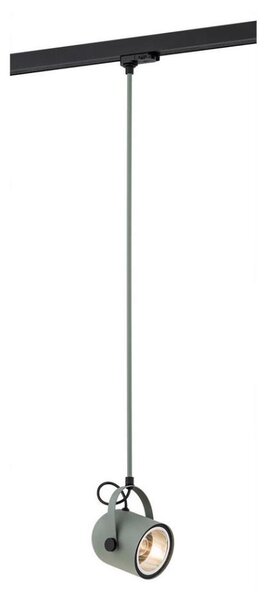Argon 4313 - Lustr do lištového systému NET 1xE27/15W/230V zelená