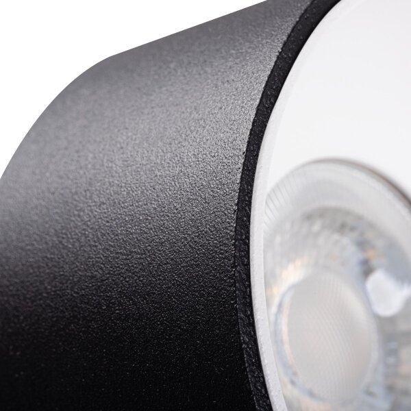 Kanlux 27577 - Podhledové svítidlo MINI RITI 1xGU10/25W/230V černá/bílá