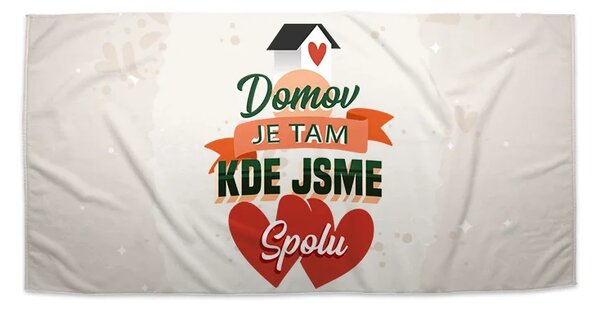 Sablio Ručník Domov 2 - 30x50 cm