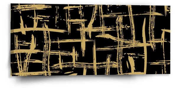 Sablio Obraz Zlaté malování - 110x50 cm
