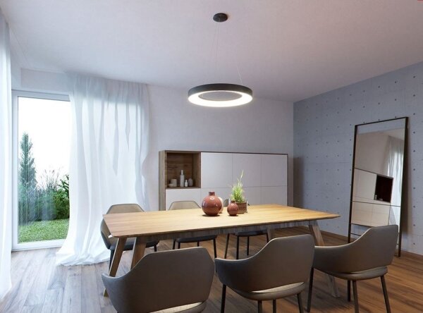 LED2 - LED Lustr na lanku BELLA LED/40W/230V 3000/4000K černá