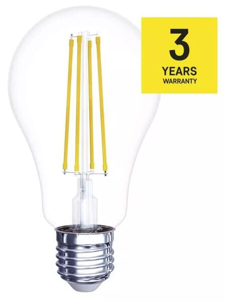 Emos LED žárovka filament E27 11W, 1521lm, náhrada za 100W, neutrální bílá 4000K