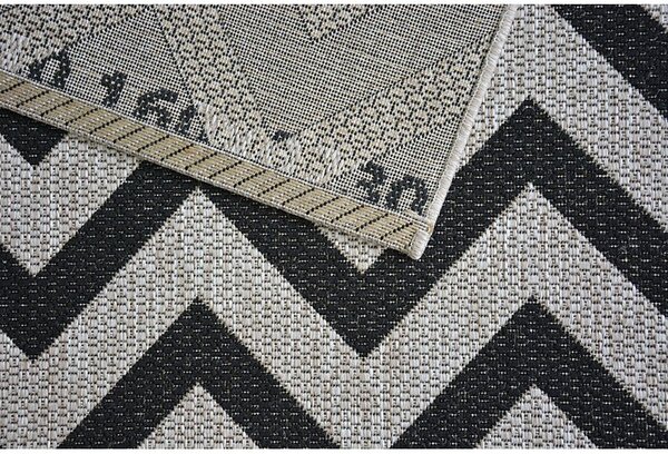 Balta Koberec SISAL FLOORLUX 20340 stříbrný / černý Rozměr: 60x110 cm