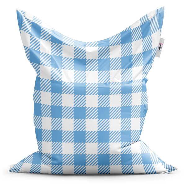 Sablio Sedací vak Classic Košilový vzor - 150x100 cm
