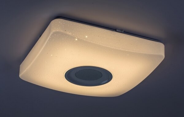 Rabalux - LED RGB Stmívatelné stropní svítidlo s reproduktorem LED/18W/230V + DO