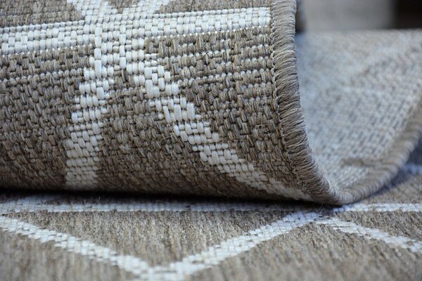 Balta Koberec SISAL FLOORLUX 20508 taupe / šampaň / béžový Rozměr: 140x200 cm