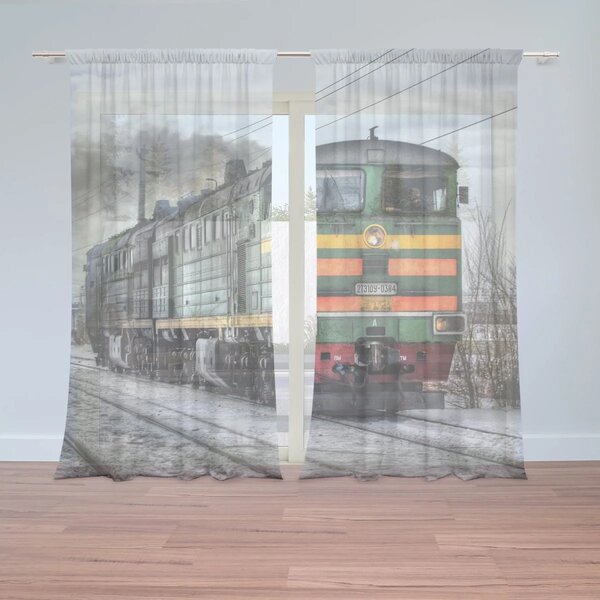 Sablio Záclony Lokomotiva: 2ks 150x250cm