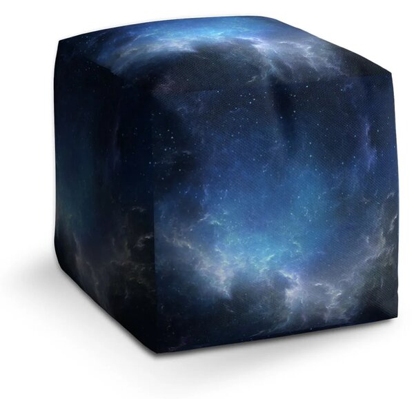 Sablio Taburet Cube Hvězdné nebe - 40x40x40 cm