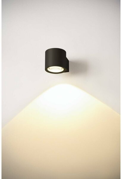 BIG WHITE SLV OCULUS WL PHASE nástěnné přisazené svítidlo černé 8,5 W 570 lm 2000–3000 K CRI90 100d stmívatelné 1006307