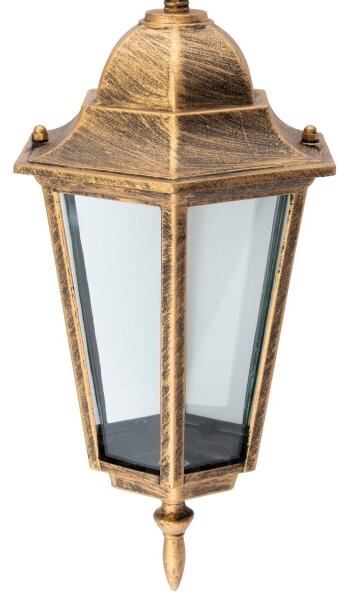 Venkovní lustr na řetězu 1xE27/60W/230V zlatá IP44