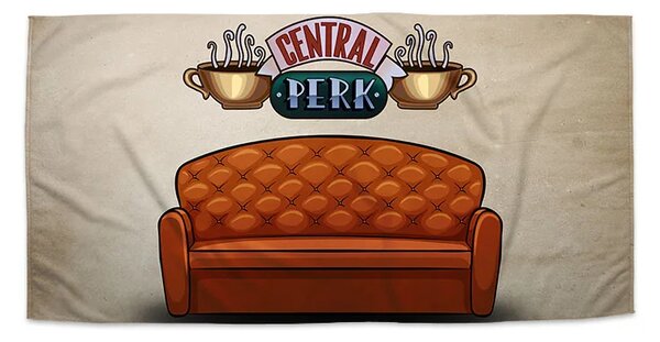 Sablio Ručník Seriál přátelé CENTRAL PERK Gauč - 30x50 cm