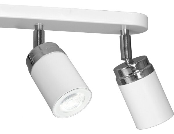 Bodové svítidlo RENO 3xGU10/8W/230V bílá/chrom