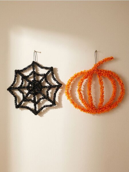 Sinsay - Nástěnná dekorace s halloweenským motivem 2 pack - vícebarevná