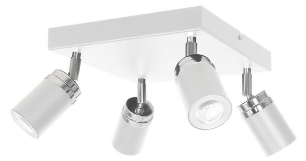 Bodové svítidlo RENO 4xGU10/8W/230V bílá/chrom
