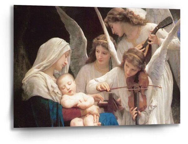 Sablio Obraz Panna s anděly - William-Adolphe Bouguereau - 90x60 cm
