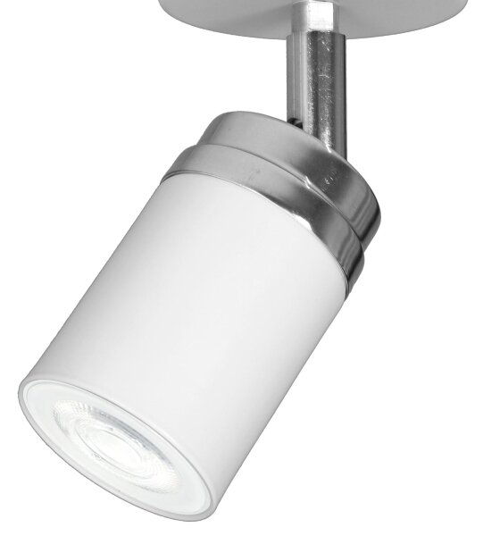 Bodové svítidlo RENO 1xGU10/8W/230V bílá/chrom