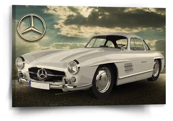 Sablio Obraz Mercedes-Benz 300 SL Na silnici - 60x40 cm