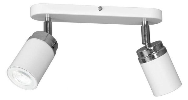 Bodové svítidlo RENO 2xGU10/8W/230V bílá/chrom