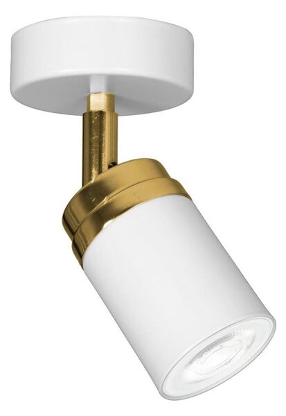 Bodové svítidlo RENO 1xGU10/8W/230V bílá/zlatá