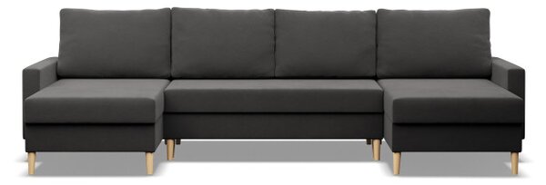 Sedací souprava BLANK Comfort ve tvaru U šedá
