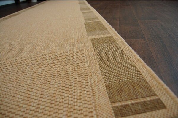 Balta Běhoun Sisal Floorlux 20195 mais / káva Šíře: 80 cm