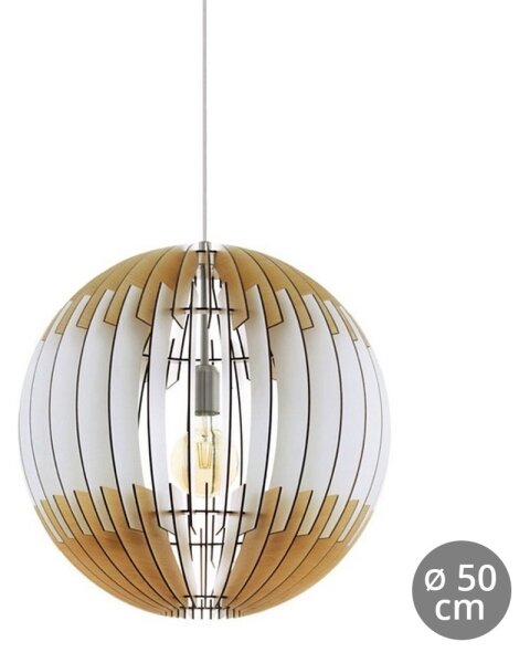 Eglo 32846 - Lustr na lanku OLMERO 1xE27/60W/230V
