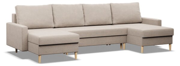 Sedací souprava BLANK Elegant ve tvaru U béžová