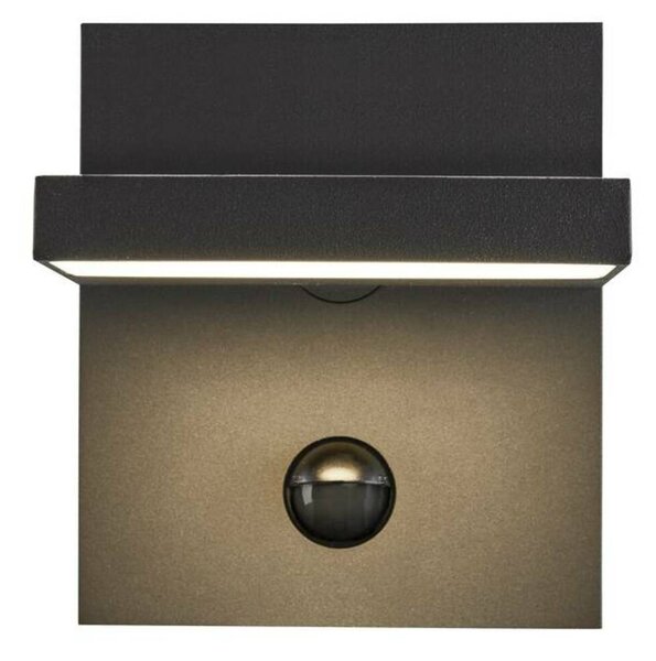 BIG WHITE SLV ABRIDOR SENSOR Outdoor, nástěnné LED svítidlo, IP55, antracitové, 3000/4000K 1002990