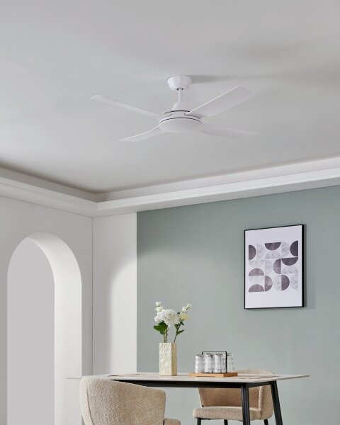 Eglo 35088 - Stropní ventilátor BONDI 52W/230V + DO bílá