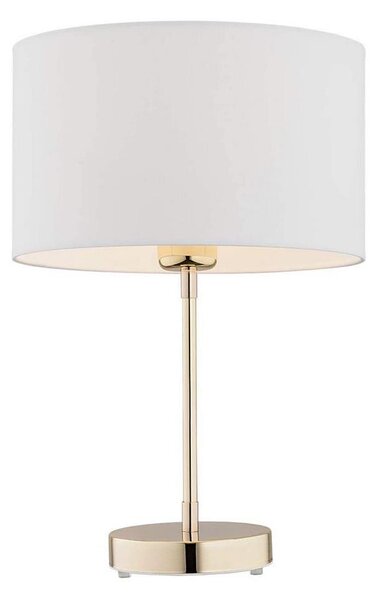 Argon 4301 - Stolní lampa KARIN 1xE27/15W/230V bílá/mosaz