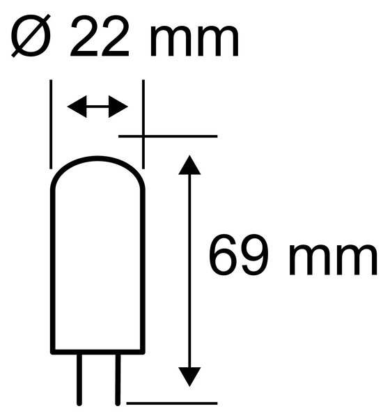 Paulmann 29099 LED žárovka, 7,2W, 2700K, 230V, G9 stmívatelná