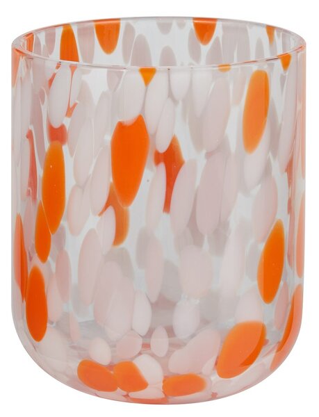 CONFETTI Sklenice 330 ml - oranžová