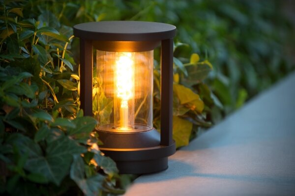 Lucide 15804/22/30 - Venkovní lampa CADIX 1xE27/15W/230V 22 cm IP65 černá