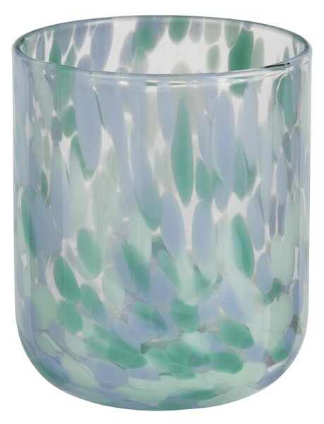 CONFETTI Sklenice 330 ml - tyrkysová