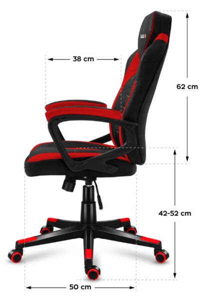 Herní židle Force 2.5 Red Mesh