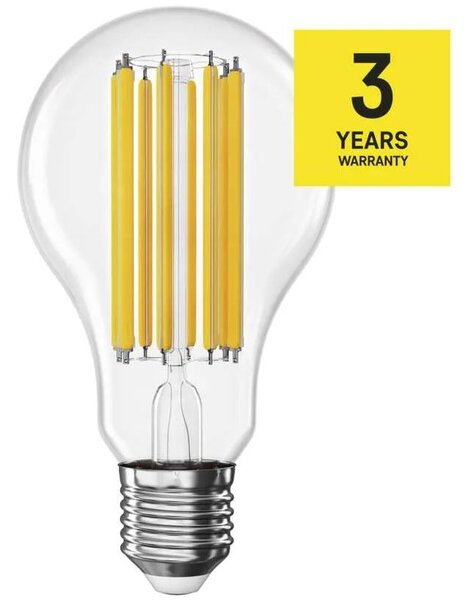 Emos LED žárovka filament E27 18W, 2452lm, náhrada za 150W, teplá bílá 2700K
