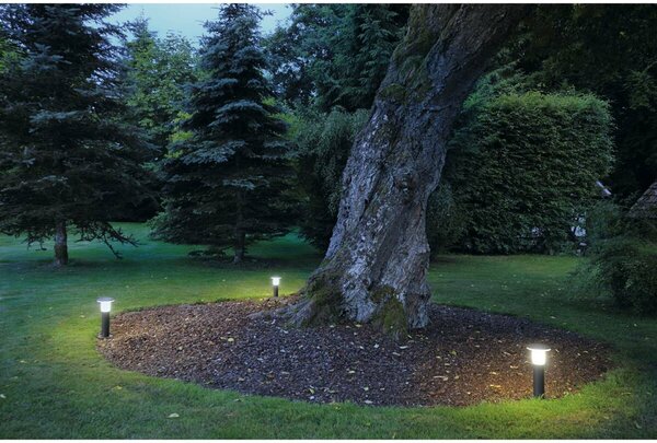 BIG WHITE SLV ALPA MUSHROOM 40, venkovní stojací lampa, TC-(D,H,T,Q)SE, IP55, šedý kámen, pr./V 16/40 cm, max. 24 W 228935
