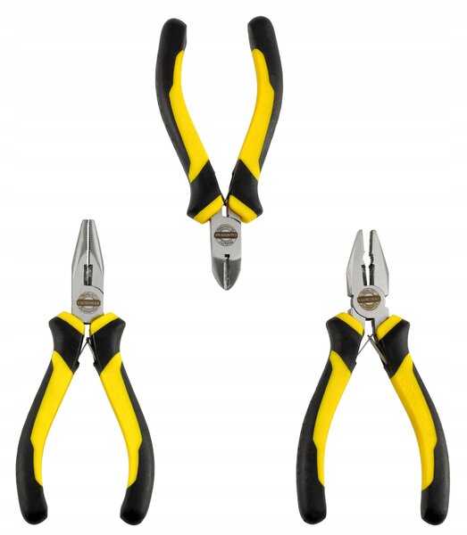 CROWNMAN Kombinované kleště/kleště SET 125mm, uhlíková ocel